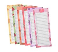 ABOOFAN 6 Pack Magnetic Shopping List Pads for Refrigerator Tear-off Pages Per Book Flexible Kitchen Organization Notepads for Meal Planning Grocery Lists Project Notes Modern Magnetic