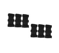 ABOOFAN 6 pcs Adjustable Fire Extinguisher Mounting Straps with Touch Fastener Bracket Vehicle Fire Extinguisher Holder Band for Secure Trunk Fixation and Emergency Safety