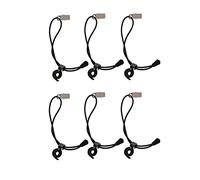 ABOOFAN 6 Pcs Photography Clamps Backdrop Clip Clothes Clips Sl ontemporary Design Sturdy Nylon Material Not Easy to Bend for Background Supports Multiple Scenes Black Random Color