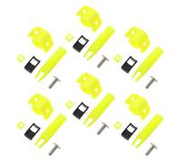 ABOOFAN 6 Sets Bowfishing Arrow Safety Slides for 8mm Shafts, Yellow Abs Material, Universal Bow Compatibility, Consistent Shooting Experience, for Lakes and Reservoirs Outdoor Fishing