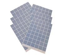 ABOOFAN 6 Sheets Self Adhesive Solar Panels Stickers for Urban Planning Models and Model House Roofs, Realistic Design on Coated Paper, for Sand Table Landscaping and Crafting Mini Solar