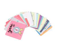 ABOOFAN 60pcs Cute Cartoon Lunchbox Positive Cards for Mini Handwritten Motivational Notes for School Lunches Bright Encouragement Cards for Back to School