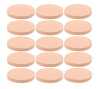 ABOOFAN 60pcs Disposable Mini Makeup Puff for Face and Eye Makeup with Natural Latex Material, Compact Design with Box, Gentle on Skin, for Studios and Outdoor Touchups