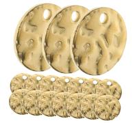 ABOOFAN 60pcs Gold Stainless Steel Disc Shaped Jewelry Charms Pendant for Diy Bracelet Necklace Earrings Making Supplies Craft Kit for Jewelry Makers in Uk