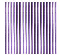 ABOOFAN 60pcs Purple Chrome Car Vent Decoration Strips, Flexible Auto Interior Styling Trim, Universal Dashboard Air Outlet Vent Rim Molding for Car Custom Interior