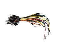 ABOOFAN 65pcs round Head Breadboard Jumper Wires with Plastic Material, Compact and Reusable Test Line for DIY Projects and Build Circuit