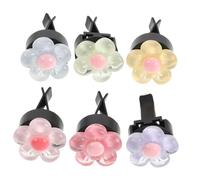ABOOFAN 6pcs Car Air Vent Clips Women Cute Vent Decorations Daisy Flower Outlet Accessories Conditioning Charm For Anniversary Birthday Summer Girls