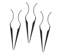 ABOOFAN 6Pcs False Eyelash Display Stick Black Eyelash Holder Organizer for Cosmetic Stores and Personal Use Sleek Design