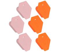 ABOOFAN 6PCS Magnetic Polygonal Sewing Machine Seam Guides with Scale Multifunctional Edge Positioning Tools for Quilting and Crafting Easy Mounting Accessories for Beginners and