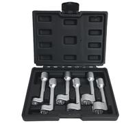 ABOOFAN 6pcs Open End Spanner Set for Injector with Steel Construction, Medium-Length Design, Anti-Rust Feature, and Stress Damage Reduction, for Professional Mechanics in Woodworking
