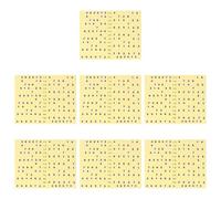 ABOOFAN 7Pcs Guitar Fretboard Stickers Number Decal Set for Beginners, Fingerboard Note Stickers for Acoustic and Electric Guitar Learning Aid