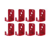 ABOOFAN 8pcs Fire Extinguisher Mount Wall Bracket Made of Reinforced Carbon Steel with Compact Wall-Hugging Structure, Prevents Dust Accumulation and Deforming, for Garage and Workshop Use
