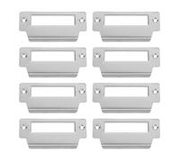 ABOOFAN 8pcs Stainless Steel Door Security Device with Practical Door Reinforcement Plate for Enhanced Home Safety