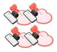 ABOOFAN 8Pcs Stethoscope Name Tags Id Identification Plates for Medical Staff Reusable Stethoscope Tube Labels for Hospital and School Use