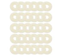 ABOOFAN 90Pcs Piano Felt Balance Rail Washers White Keyboard Repair Pads for Regulating Piano Keys Felt Cushions for Maintenance and Tuning Tools
