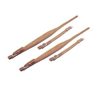 ABOOFAN Accordion Straps Practical Instrument Belts Khaki Leather Adjustable Waterproof and Close-fitting with Solid Color Design for Comfortable Playing