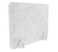 ABOOFAN Acoustic Freestanding Desk Divider Felt Screen Grey Office Privacy Panel Noise Reducing Partition for Students Classroom Workstation Distraction Control