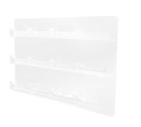 ABOOFAN Acrylic Business Card Display Rack with Multi-tiered Wall Mount Design, Card Organizer Stand Featuring Multi Pocket Storage and Lightweight Flexible Mobility for Office Use