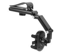 ABOOFAN Adjustable Car Visor Phone Holder Clip on Drivers | ABS and Iron Build, Black Finish, Stable Hold on Bumpy Roads, Hands Free Calling