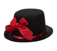 ABOOFAN Adjustable Lightweight Cloth Bowler Hat Delightful Pet Gift Creative and Wear-resistant Pet Hat for Birthday or Christmas for Dogs and Cats for Taking Pictures and Parties