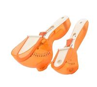 ABOOFAN Adjustable Measuring Spoons Scale 2pcs Baking Measuring Spoon Set for Milk Powder and Seasoning Cooking Orange