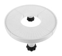 ABOOFAN Adjustable Round Air Conditioner Base Stand with Height Enhancement Multifunctional Storage Shelf for Fridge Washer Dryer Compatible with Various Round Ac Models