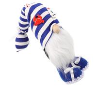 ABOOFAN Adorable Rudolph Gnome Doll Unique Beach for Home Adornment Shop Window Display Premium Cloth Material Distinctive Sunglasses Design for Friends Family