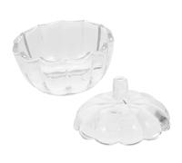 ABOOFAN Airtight Glass Candy Jar Pumpkin Shape Jar Sealed Lid for Sweet Storage Dry Fruit Tea Kitchen Canisters Modern Design