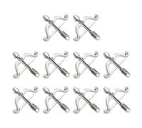 ABOOFAN Alloy Pendant 20pcs Charm Bow and Arrow for DIY Jewelry Making