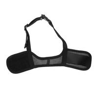 ABOOFAN Anti-bite Dog Muzzle Dog Mouth Protector Breathable Mesh Fabric Nylon Metal Prevents Unwanted Chewing Protects Adjustable Street