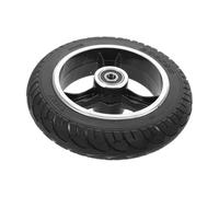 ABOOFAN Anti-explosion Electric Scooter Tire Solid Aluminum Alloy Hub Shock-absorbing Wheel for Front and Rear Replacement with Enhanced Traction and Comfort