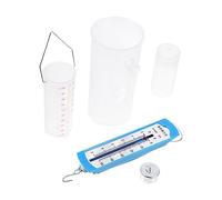 ABOOFAN Archimedes Principle Experimental Device with Force Gauge and Overflow Cup Physics Mechanics Teaching Kit for Middle School Buoyancy Demonstration and Water Displacement