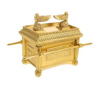 ABOOFAN Ark of Religious Statue Model Holy Gold Ark of ReligionGift Decorative Table Figurine Box Judaic Israel Historic Model Replica Jewish Testimony Decorations