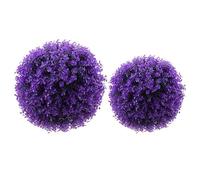 ABOOFAN Artificial Eucalyptus Leaf Topiary Ball 12 Inch Indoor Outdoor Decorative Plant Sphere for Garden Window Home Party Decoration