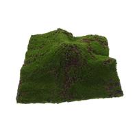 ABOOFAN Artificial Green Landscape Faux Moss Sheet Sturdy Plastic Simulation Moss Mat for DIY Projects and Terrariums, Versatile Fake Grass Decoration in Green Colour