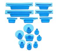 ABOOFAN Auto Dent Puller Kit Professional Mechanics DIY Enthusiasts and 15pcs for Car Dent Repair with Plastic Puller Accessories, Alternative to Traditional Methods Suitable for