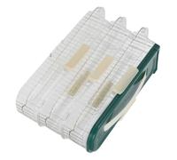 ABOOFAN Automatic Rolling Egg Rack Fridge Organizer Three-layer Space Saving Dispenser for Refrigerator Storage Stackable Egg Holder Cheese Keeper for Kitchen Counter and Side Door Storage