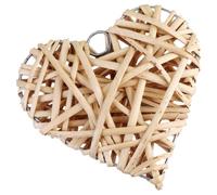 ABOOFAN Ball Feature Hanging Ornament Willow Woven Colorful, Heart Shape Pendant Easy for Kindergarten and Window Decoration