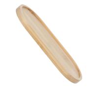 ABOOFAN Bamboo Soap Dispenser Tray with Raised Edge for Bathroom and Kitchen Countertops Nordic Minimalist Wooden Organizer for Lotion Shampoo Perfume and Hand Wash Bottles Water-resistant