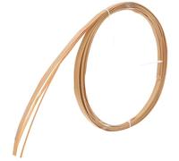 ABOOFAN Basket Weaving Supplies Rattan Cane 4 Rolls Flat Rattan Strips for Crafting and Wicker Furniture Refurbishing Beige