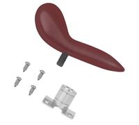 ABOOFAN Bassoon Thumb Hand Rest in Red with Ergonomic Abs and Metal Design, Lightweight Bassoon Training Finger Holder to Alleviate Thumb and Finger Fatigue for Practicing