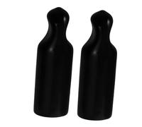 ABOOFAN Black Plastic Beer Tap Protective Cover 2pcs for Faucet | Reusable Anti-drip Design, Fits Tap Ends, Kegerator Replacement Part for Draft Systems