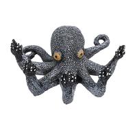 ABOOFAN Black Resin Octopus Aquarium Ornament Fish Tank Decorations with Easy Placement and Lasting Durability, Unique Funny Design for Home Decor and Office Ornament