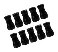 ABOOFAN Blind Pull Cord Knobs 10pcs PVC Replacement Parts for Shades | Black Finish, Sturdy Wear-resistant Build, Blind Shade Hardware, Stylish Look for Window Treatment Use