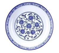 ABOOFAN Blue Ceramic Soup Bowl Suitable for Hot Or Cold Meals, Easy to Clean Ramen Bowl for Home Use Or Buffets, Sturdy Porcelain Dinnerware in Classic Blue