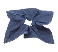 ABOOFAN Blue Fabric Hair Ties Square Shape Strong Hold Versatile Accessory for Creating A Variety of Hairstyles Stylish Denim Elastic Hair Bands for Women