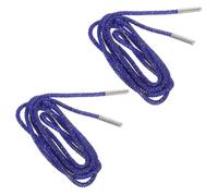 ABOOFAN Blue Rhinestone Sneaker Shoelaces 120cm Cotton Crystal Bling | Easy Installation, Resists Breakage, for Sneakers and Hat Drawstrings, Casual Strolls and Gym Workouts