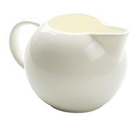 ABOOFAN Bone China Creamer Pitcher 300ml Small Ceramic Milk Jug Coffee Syrup Dispenser Handle for Kitchen and Home Use