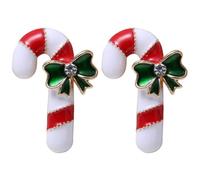 ABOOFAN Brooch Effect with Christmas Crystal 2pcs Stick Set Walking Design, Alloy Material, Shining Decoration for Elegant and Cute Xmas Brooches Costume Party for Women