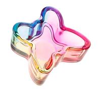 ABOOFAN Butterfly Shape Glass Nail Dappen Cup Manicure Nail Dish Cup Crystal for Professional